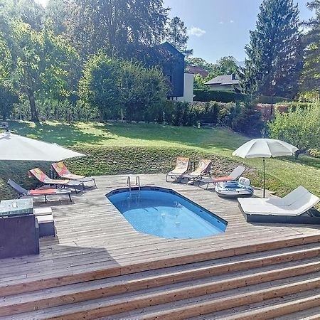 Appartement Moderne Avec Terrasse Et Piscine A Chatel Sur Bex Kültér fotó