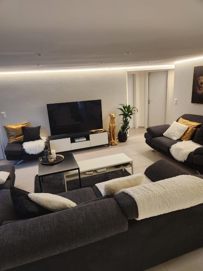 Appartement Moderne Avec Terrasse Et Piscine A Chatel Sur Bex Kültér fotó